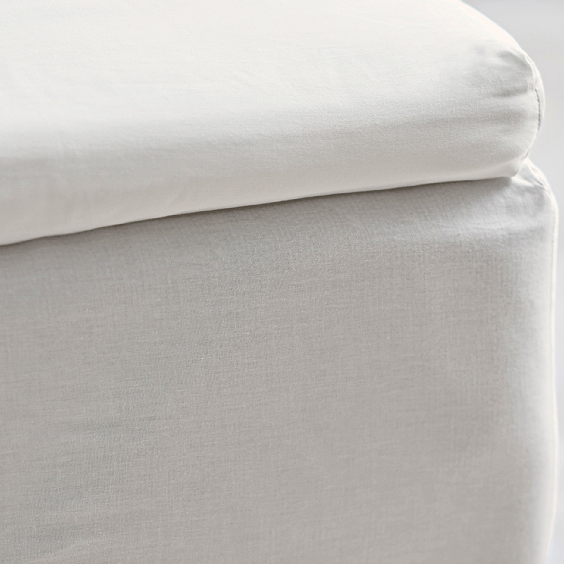 Calm Spannbetttuch 180x200x8 cm offwhite